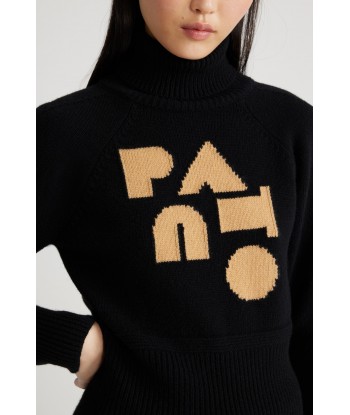 Art Deco Patou jumper in sustainable wool and cashmere pas chere