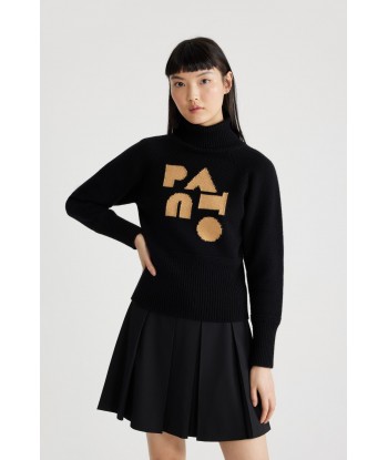 Art Deco Patou jumper in sustainable wool and cashmere pas chere