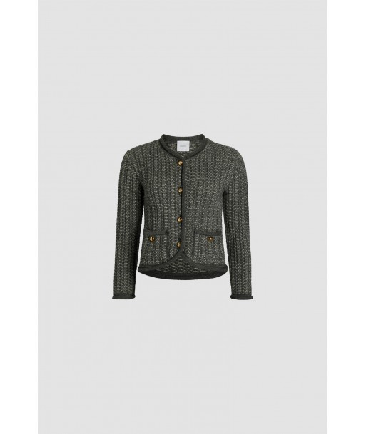 Fitted jacket in alpaca and organic wool offre 