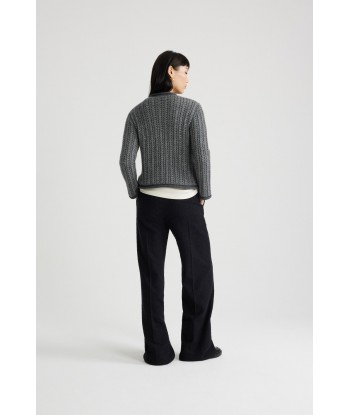 Fitted jacket in alpaca and organic wool offre 