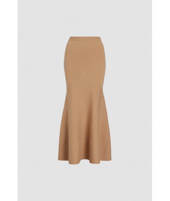 Peplum skirt in sustainable wool and cashmere blend en ligne des produits 