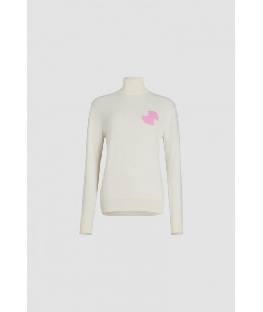 JP turtleneck jumper in sustainable wool and cashmere Paris Déstockage Promo