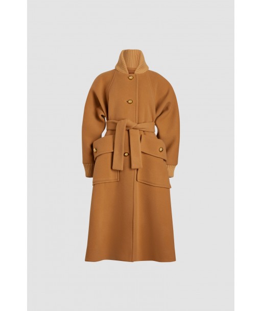 Oversized coat in wool and cashmere blend store