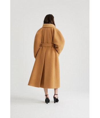 Oversized coat in wool and cashmere blend store