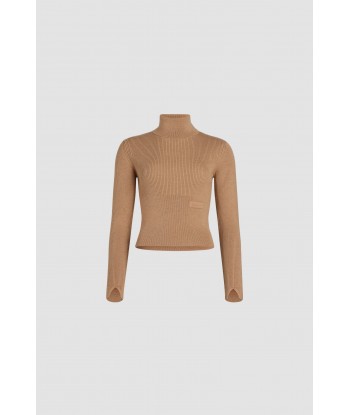 Ribbed turtleneck jumper in sustainable wool and cashmere Comparez plus de prix