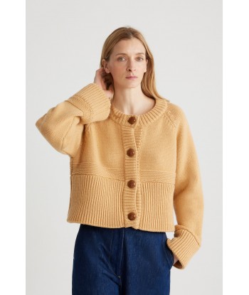 Short cardigan in sustainable wool and cashmere shop