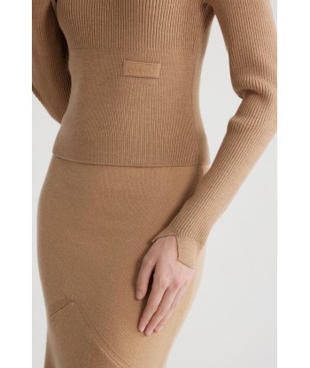 Ribbed turtleneck jumper in sustainable wool and cashmere Comparez plus de prix