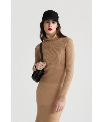 Ribbed turtleneck jumper in sustainable wool and cashmere Comparez plus de prix