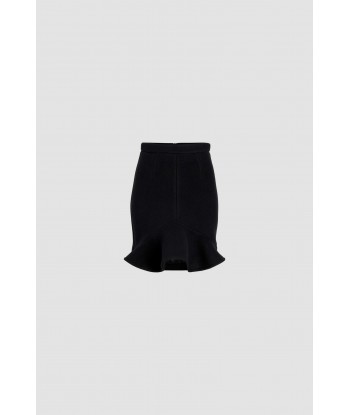 Ruffle mini skirt in wool blend pas chere