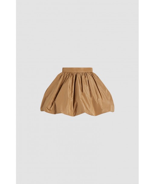 Bubble mini skirt in recycled faille Livraison rapide