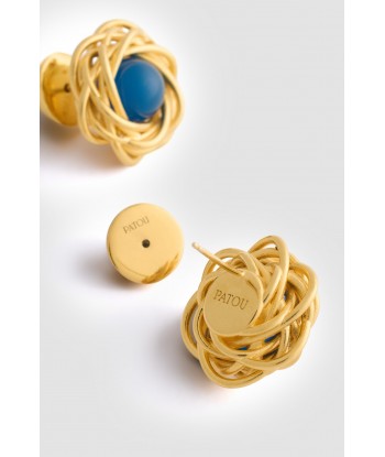 Nest earrings in gold-plated brass and resin 50% de réduction en Octobre 2024