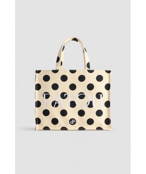 Large JP tote in printed cotton canvas vous aussi creer 