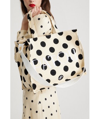 Large JP tote in printed cotton canvas vous aussi creer 