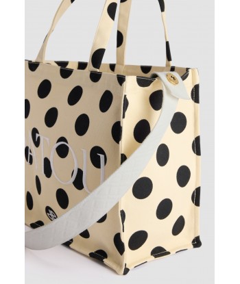 Large JP tote in printed cotton canvas vous aussi creer 