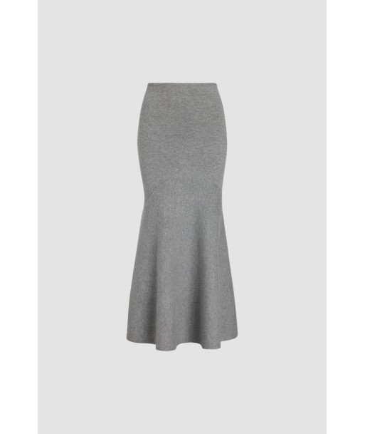 Peplum skirt in sustainable wool and cashmere blend france