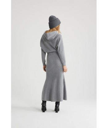 Hoodie in sustainable wool and cashmere blend pas cheres