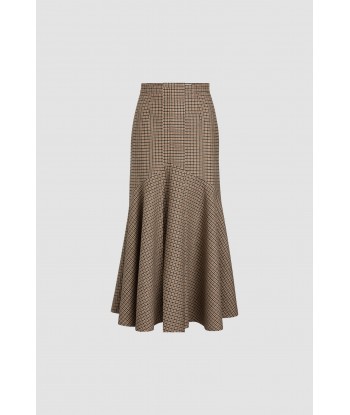 Midi mermaid skirt in reycled wool blend Pour