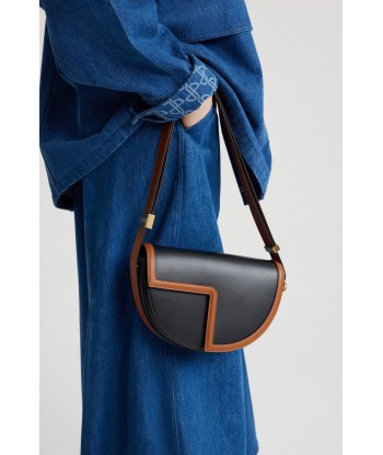 Le Patou two-tone bag in leather des créatures d'habitude