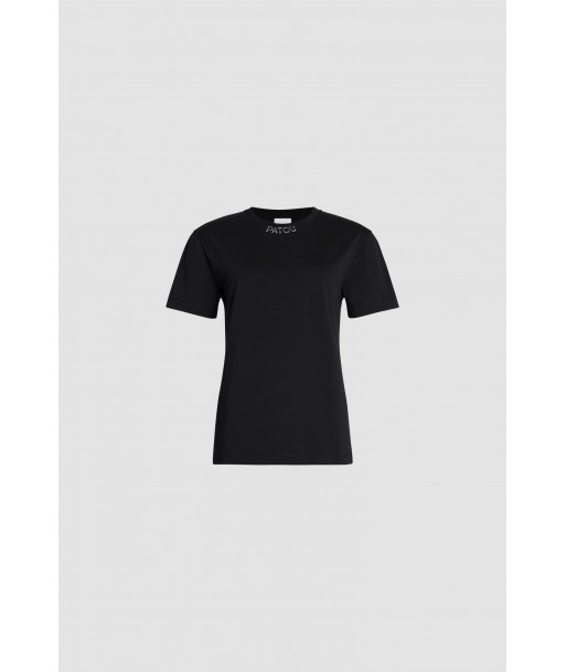 Embroidered Patou t-shirt in organic cotton acheter