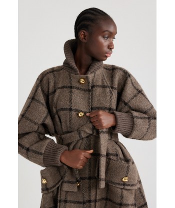 Oversized coat in recyled wool blend Livraison rapide