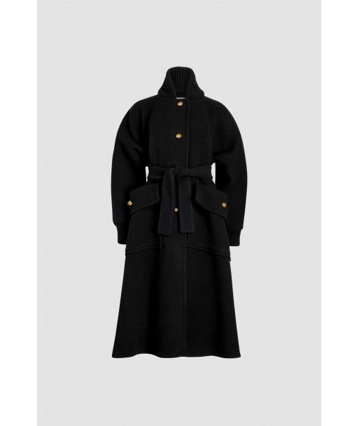 Oversized coat in wool and cashmere blend l'achat 