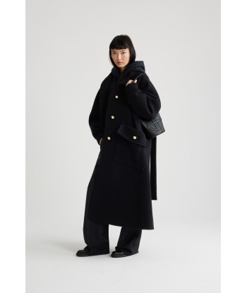 Oversized coat in wool and cashmere blend l'achat 