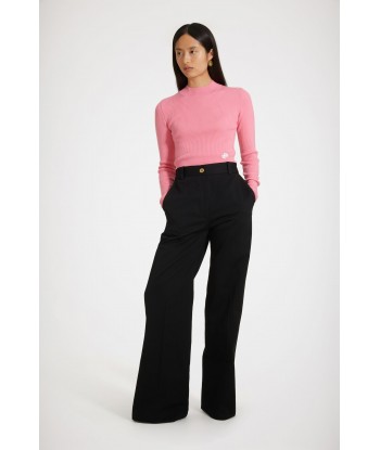 Iconic long trousers in organic cotton gabardine Venez découvrir notre 