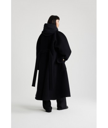 Oversized coat in wool and cashmere blend l'achat 