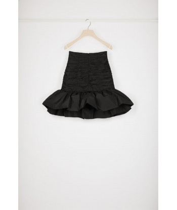 Bloom mini skirt in recycled faille france