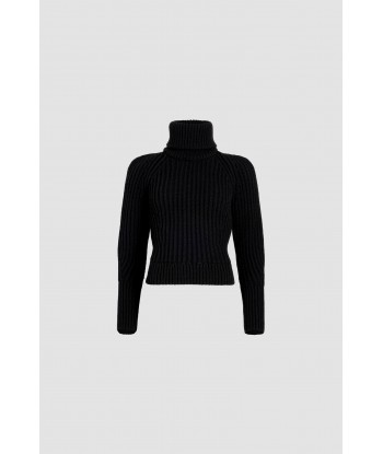 Ribbed turtleneck jumper in sustainable wool and cashmere paiement sécurisé