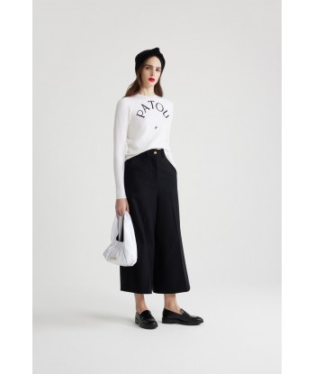 Wide-legged trousers in sustainable wool and cashmere blend 2024