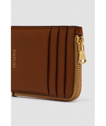 Patou coin cardholder in leather commande en ligne