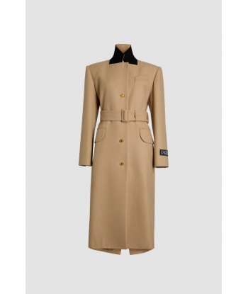 Tailored coat in sustainable wool and cashmere blend de la marque