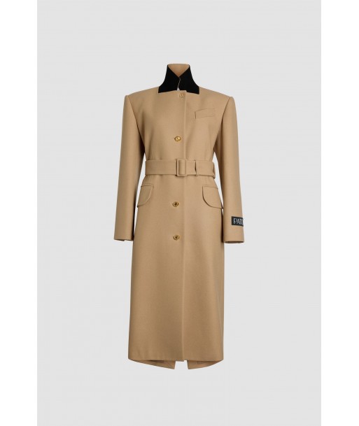 Tailored coat in sustainable wool and cashmere blend de la marque