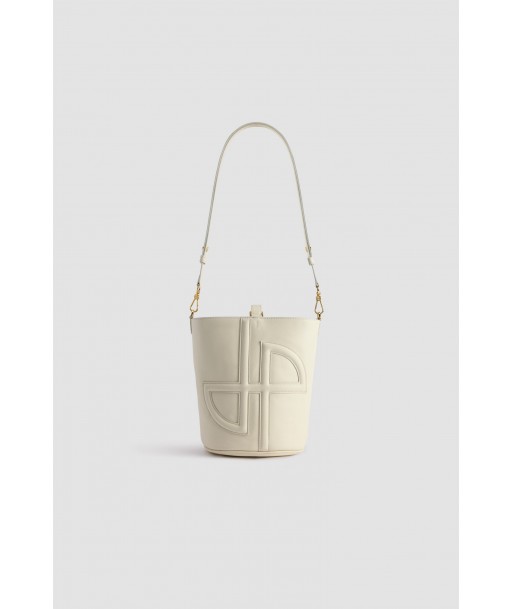 Small JP bucket bag in leather de France