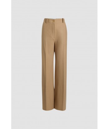 Iconic long trousers in sustainable wool and cashmere blend le des métaux précieux