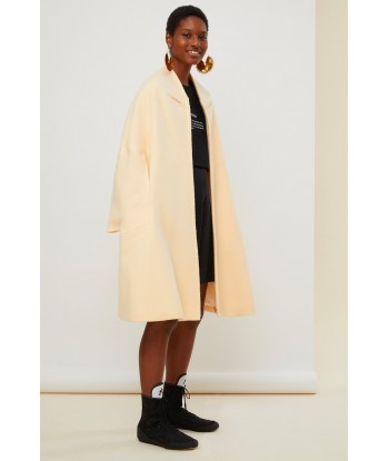 Manteau oversize en drap de laine prix