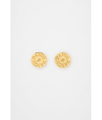 Coin clip earrings in gold-plated brass JUSQU'A -70%! 