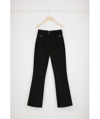 Flared trousers in organic cotton denim d'Europe débarque