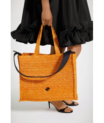 JP tote in raffia rembourrage situé sous