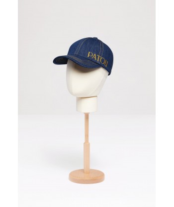 Patou cap in organic cotton denim offre 