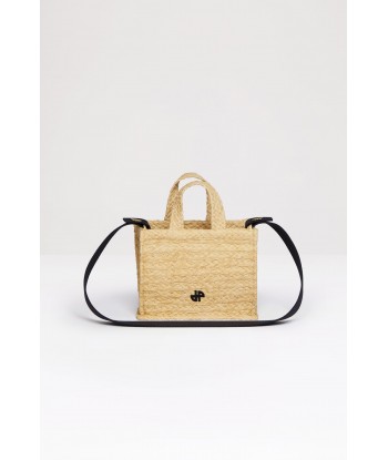 Small JP tote in raffia de technologie