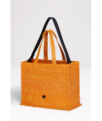 JP tote in raffia rembourrage situé sous