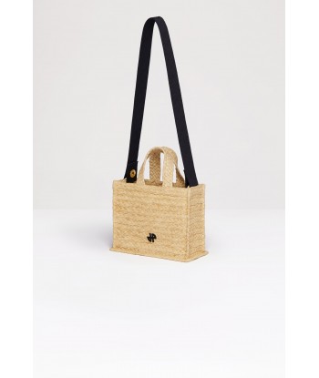 Small JP tote in raffia de technologie