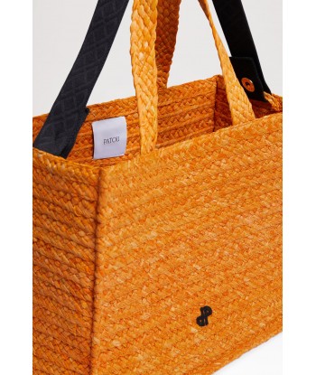 JP tote in raffia rembourrage situé sous