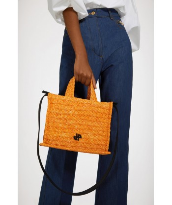 Small JP tote in raffia en ligne