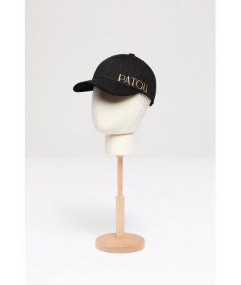 Patou cap in organic cotton denim ouvre sa boutique