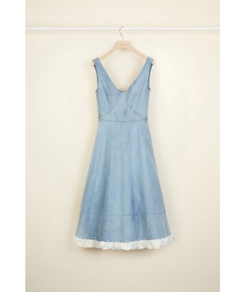 Robe midi en denim Comparez plus de prix