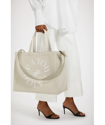 Patou canvas tote in organic cotton jacquard Par le système avancé 