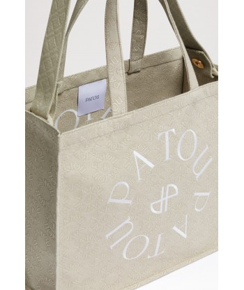 Patou canvas tote in organic cotton jacquard Par le système avancé 